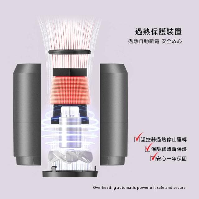 【Hiles】超輕量美型吹風機HE-J4542 吹風機 大風量吹風機 沙龍級吹風機