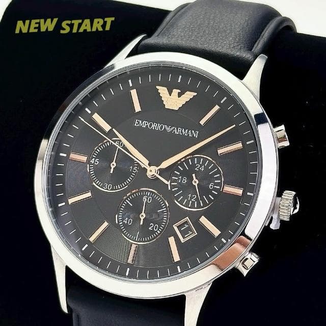 【EMPORIO ARMANI】現貨 EMPORIO ARMANI 復古三眼男仕 手錶 AR11431 男錶