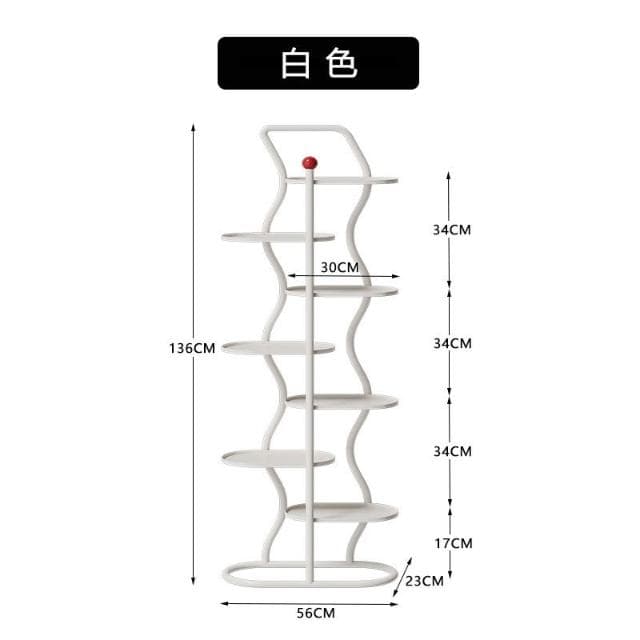 北歐多層落地式花架子 室內客廳置物架 鐵藝多肉花架 陽台植物花盆架 多功能植物架 盆栽置物架 室內花