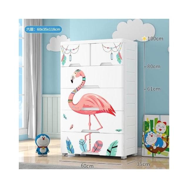 特大加厚家用收納柜子抽屜式寶寶嬰兒童衣櫃五斗櫃塑料玩具儲物櫃
