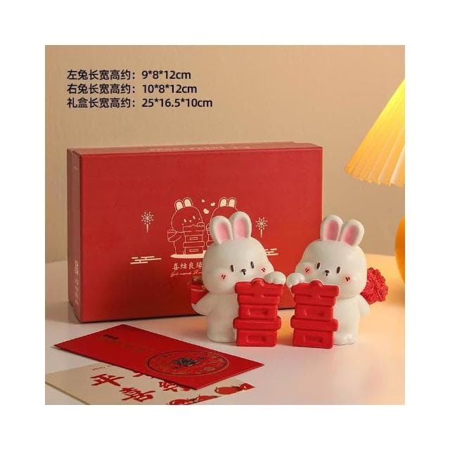 新婚禮物 送新人中式喜慶娃娃擺件一對 婚房布置訂婚結婚禮物 紀念性禮物 結婚 禮物 結婚賀禮 結婚送