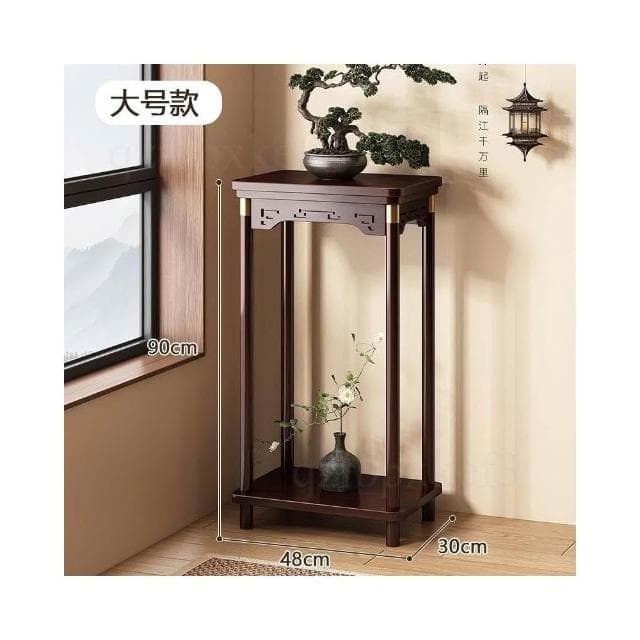 室內盆景托架 實木花台展架 陽台植物花台 擺放架 實木植物架 小型花盆 盆栽展示架 室內綠蘿花幾 高