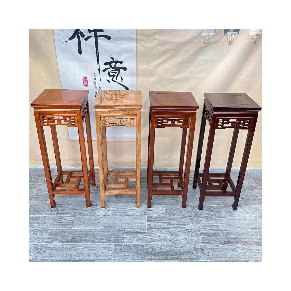 實木花台展架 盆栽展示架 室內綠蘿花幾 高腳置物架 陽台植物花台 室內擺放架 實木植物架 小型花盆