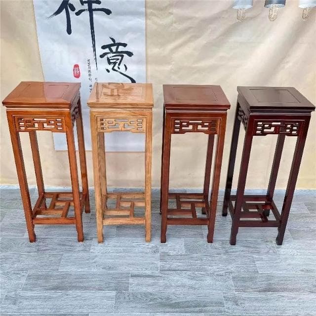 實木花台展架 盆栽展示架 室內綠蘿花幾 高腳置物架 陽台植物花台 室內擺放架 實木植物架 小型花盆