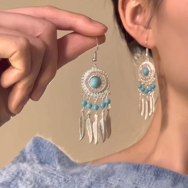 🎗飾間首飾鋪 新中式國風耳環女古風民族風清冷耳環漢服旗袍耳飾