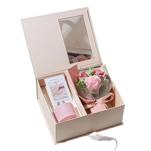 莫蘭迪香燻禮盒【小寶購物】花藝 花束 情人節 浪漫 玫瑰 聖誕節七夕母親節 告白求婚約會 精油香氛 交換禮物 EMA11