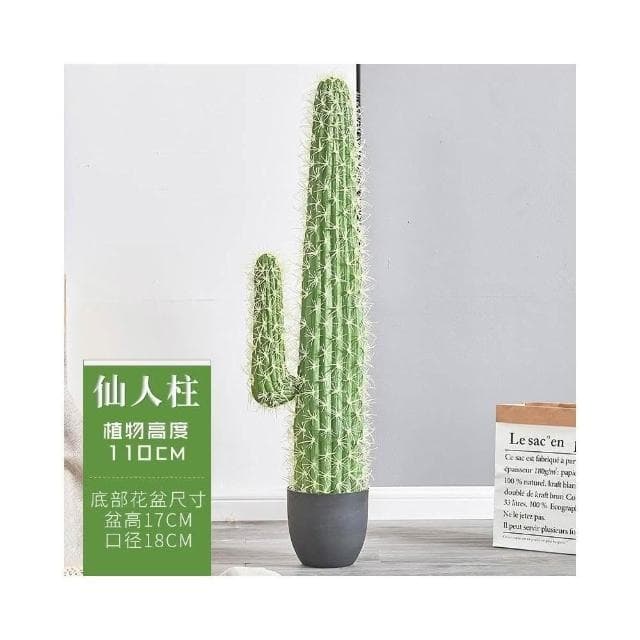 仿真仙人掌擺件 大型 北歐綠植 假植物 ins仙人柱 仙人球道具裝飾盆栽
