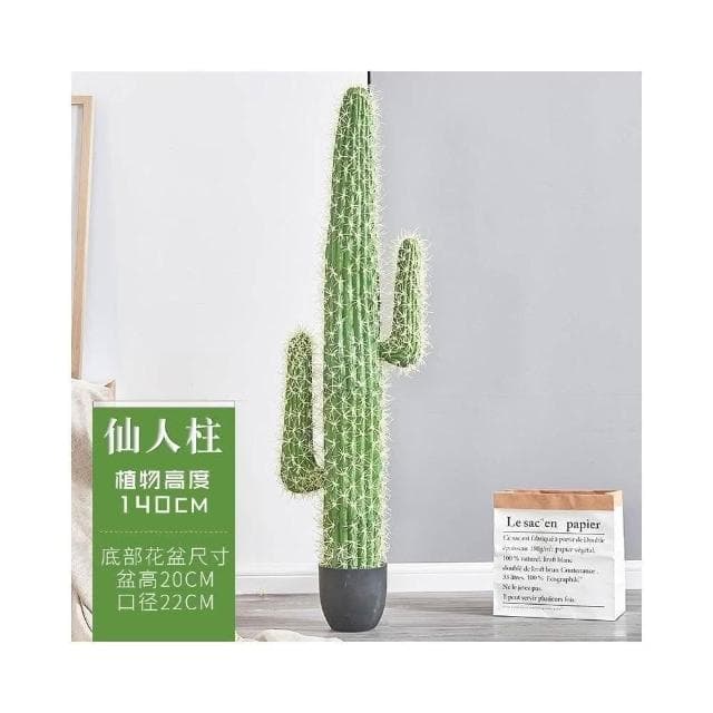 仿真仙人掌擺件 大型 北歐綠植 假植物 ins仙人柱 仙人球道具裝飾盆栽