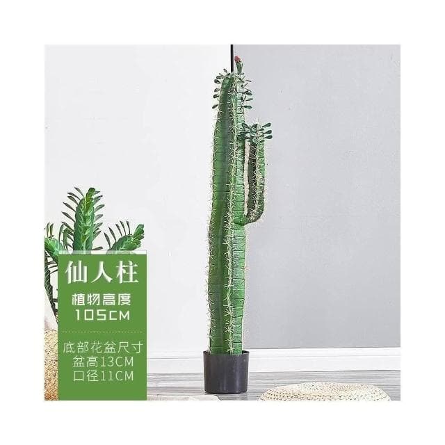 仿真仙人掌擺件 大型 北歐綠植 假植物 ins仙人柱 仙人球道具裝飾盆栽