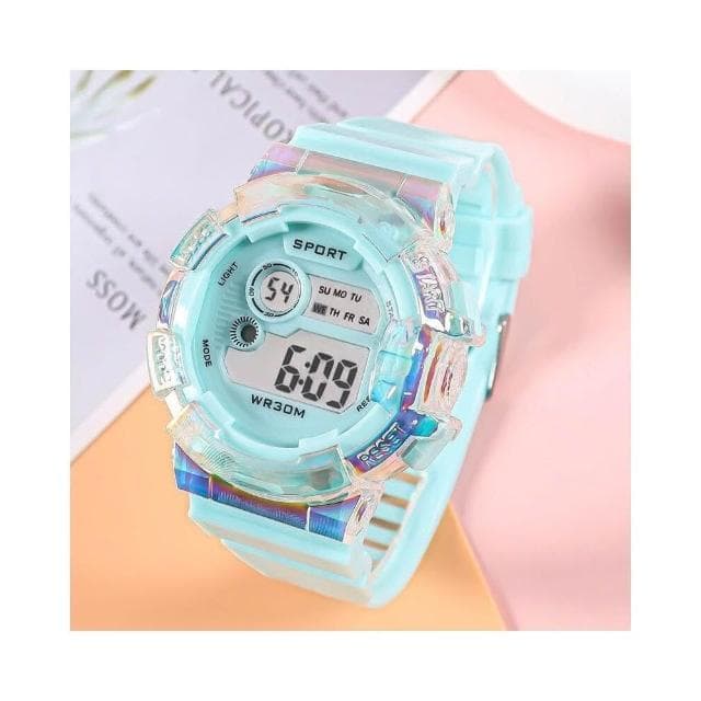 兒童手錶男女孩小學生靜音考試電子錶簡約防水運動夜光手錶國高中小巧高顏值多功能手錶青少年男生防摔機械錶兒童小朋友生日禮物