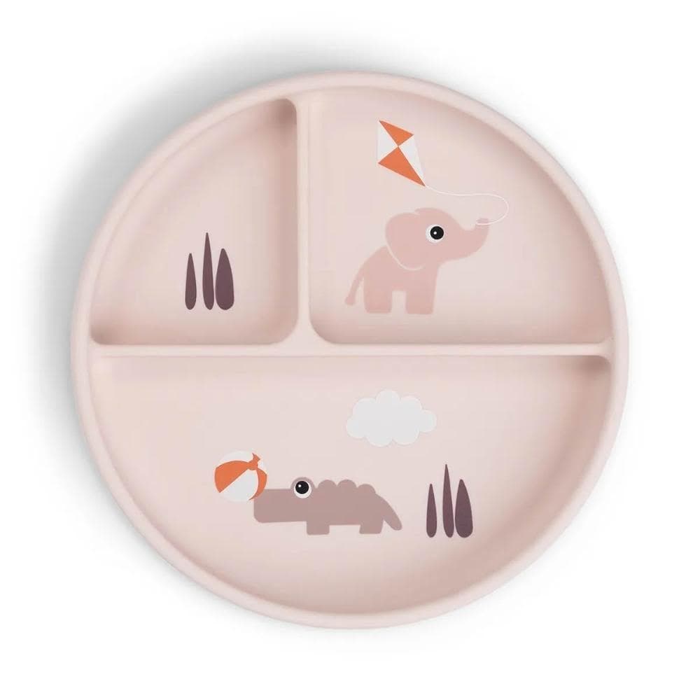 【Done by deer】造型矽膠餐盤(多款可選)學習餐具|吸盤餐盤|矽膠餐盤 麗兒采家