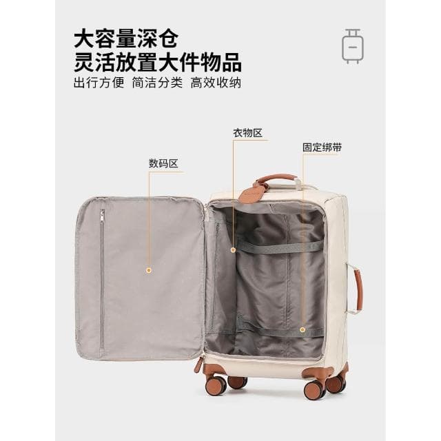 行李箱女超輕拉桿箱男登機箱20寸密碼箱新款布箱大容量旅行箱28寸