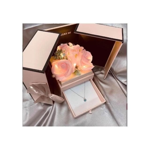 玫瑰禮盒套組【小寶購物】手工玫瑰花 雙開禮盒 生日禮物 情人節 聖誕節 求婚 告白表白 香皂花 母親節 七夕 EMA01