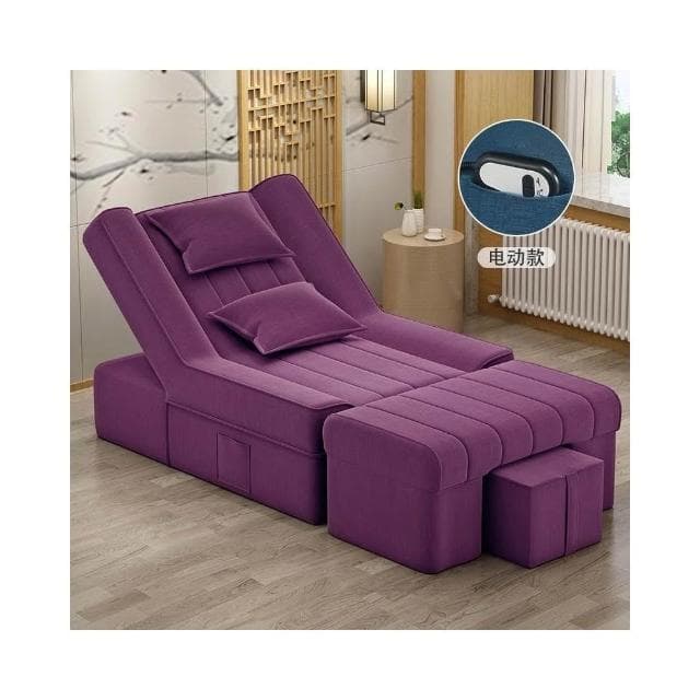 『XM星夢精選』足療沙發 電動沙發 按摩床 洗泡腳美甲沙發 椅美睫沐足躺椅 美容床足浴沙發