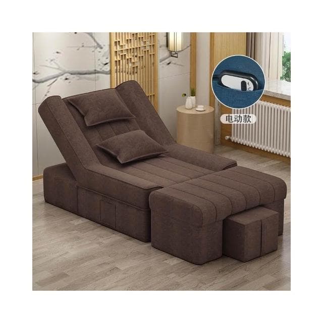 『XM星夢精選』足療沙發 電動沙發 按摩床 洗泡腳美甲沙發 椅美睫沐足躺椅 美容床足浴沙發