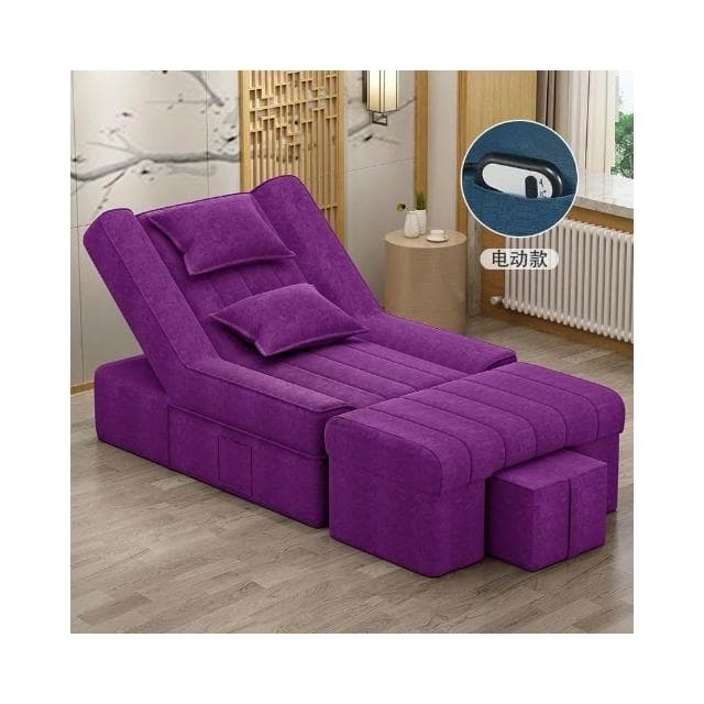 『XM星夢精選』足療沙發 電動沙發 按摩床 洗泡腳美甲沙發 椅美睫沐足躺椅 美容床足浴沙發