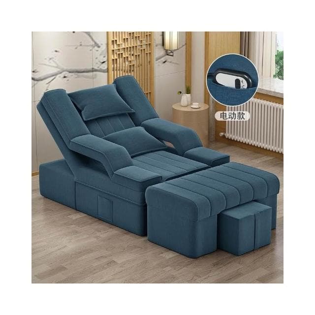 『XM星夢精選』足療沙發 電動沙發 按摩床 洗泡腳美甲沙發 椅美睫沐足躺椅 美容床足浴沙發