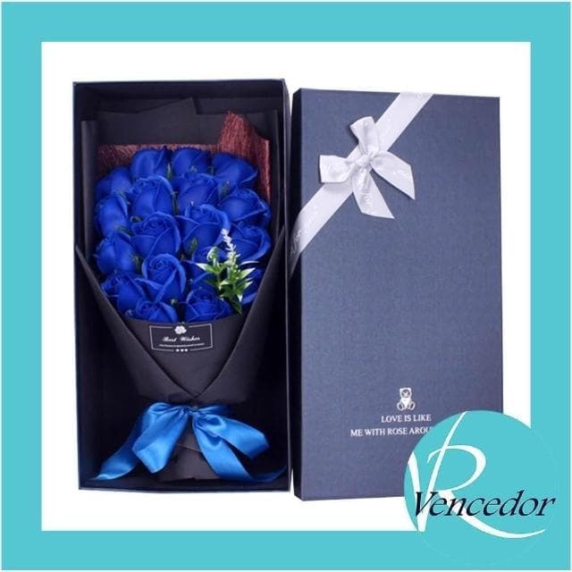 【VENCEDOR】18朵香皂玫瑰花束 *1入 情人節 畢業送禮 禮盒