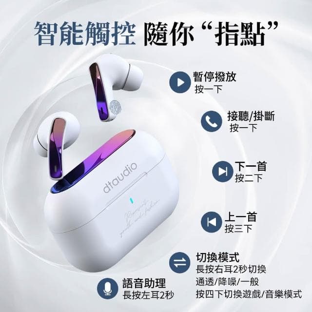 T30 ANC主動式降噪無線耳機(HIFI音質 藍芽耳機 無線雙耳耳機 藍牙耳機 降躁耳機 翻譯耳機)