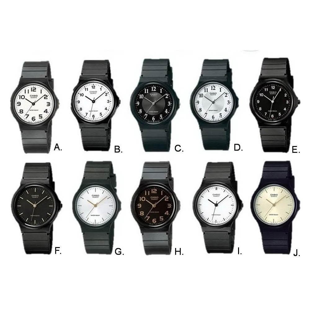 【CASIO 卡西歐】經緯度鐘錶 CASIO石英錶 超薄輕巧 中性男女適用 百搭 考試 運動休閒 保證正品公司貨 MQ-24