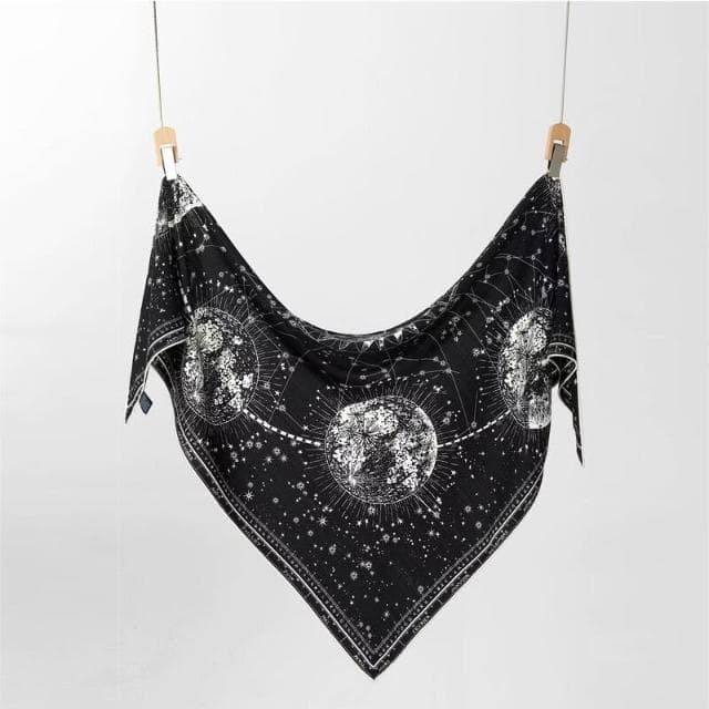 好夢想精品館  高檔真絲羊毛大三角巾印花大氣春秋氣質保暖辦公室圍巾女披肩