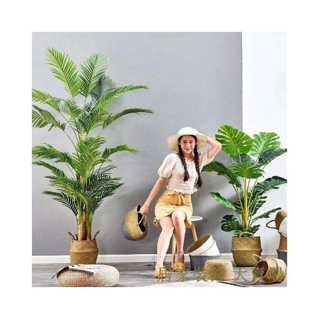 仿真綠植 樹 龜背葉 琴葉榕 大型北歐風仿真植物落地旅人蕉盆景室內裝飾盆栽網紅綠植擺件假樹