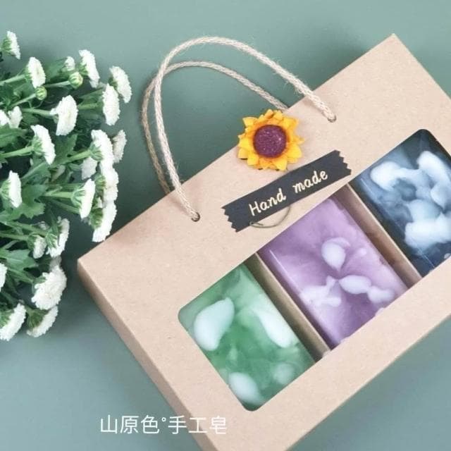 【山原色】手工皂(三入裝) 中秋節禮盒/聖誕節/交換禮物/春節過年禮盒/母親節禮盒/結婚小物/手工皂/端午節/公司送禮