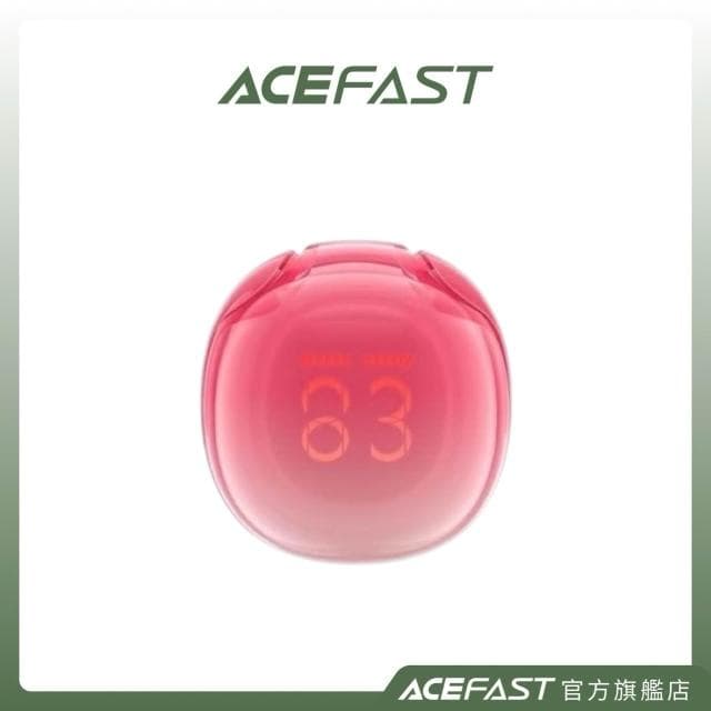 【ACEFAST】WEiZ 官方旗艦店 Crystal T9 小晶彩真無線藍牙耳機 無線耳機 續航力6.5小時 LED數顯 降噪技術