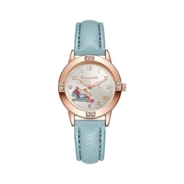 兒童手錶女小學生靜音考試電子錶女孩簡約防水手錶國高中小巧多功能手錶小朋友高顏值可愛石英錶ins風女用手錶女童生日禮物