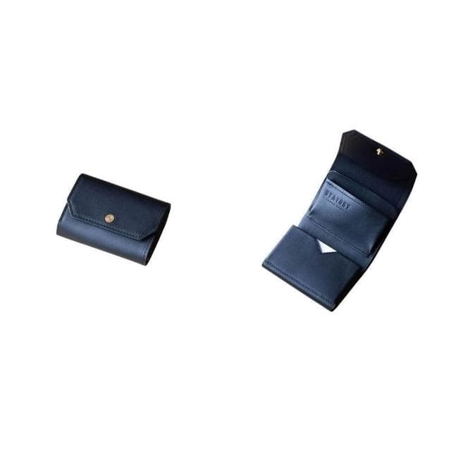 日本製 il modo mini 小短夾 STATUSY官方正品 短夾 鈕扣 極小 大容量 真皮 禮物 旅遊 錢包 三折