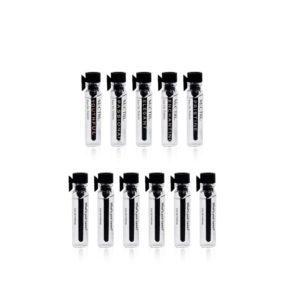 【McCTILL 美珂媞歐】(香水體驗_先試再買)1ML試管淡香精 隨身香水組 香水推薦 花果香 木質調 皮革 女香 中性香
