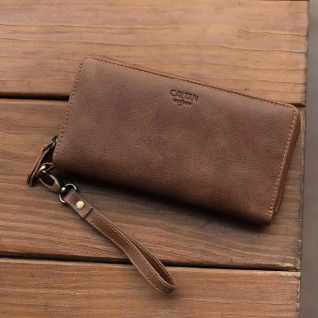 【CALTAN】CALTAN DESIGN | 多卡位手拿包大容量真皮長夾 072467 五色(真皮 長夾 皮夾 錢包 招財 母錢包)