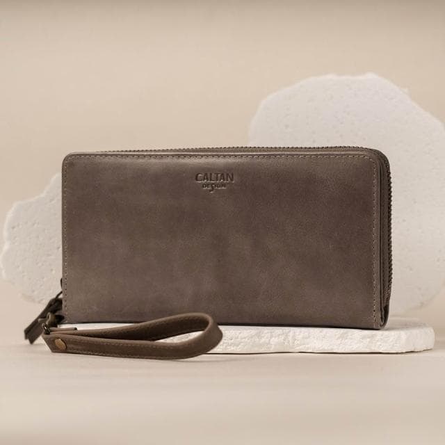 【CALTAN】CALTAN DESIGN | 多卡位手拿包大容量真皮長夾 072467 五色(真皮 長夾 皮夾 錢包 招財 母錢包)