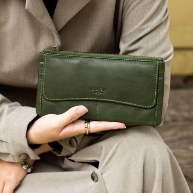 【CALTAN】CALTAN DESIGN | 浪漫優雅經典真皮長夾 072004 五色(真皮 長夾 皮夾 錢包 招財 母錢包)