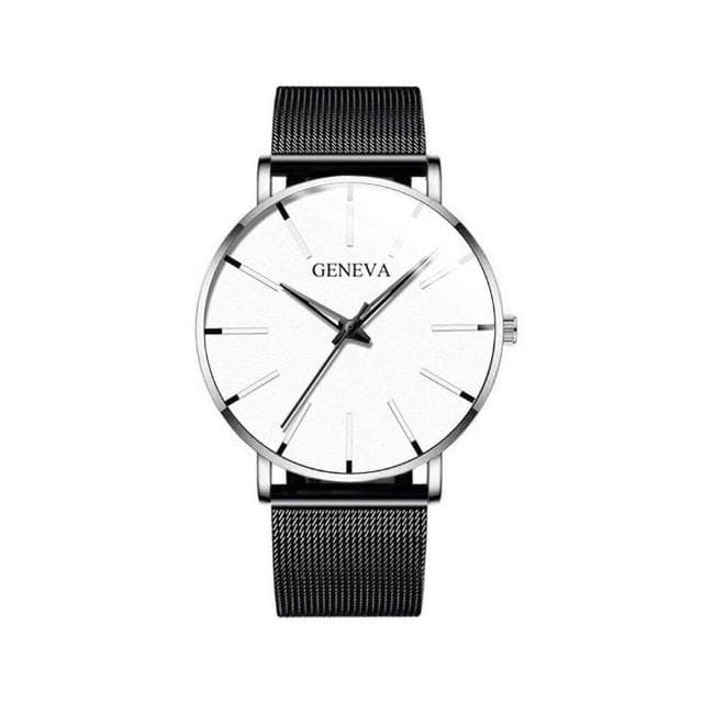 手錶男2025新款輕奢小眾高級感精工錶男士爸爸商務風瑞士錶簡約氣質精緻石英錶高顏值精品金屬錶防水男生手錶送男朋友