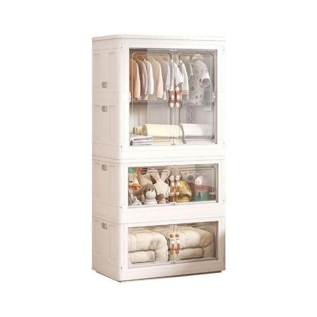 寶寶衣櫃 嬰兒收納櫃 兒童小衣櫥 衣服整理櫃 塑料傢用簡易儲物櫃