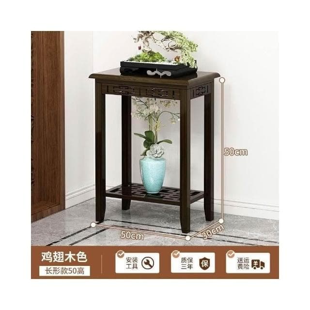 儒雅家具 免稅免運 花架子 客廳 落地式 盆栽 置物架 陽臺  多層 花盆 植物架 花架 實木花架