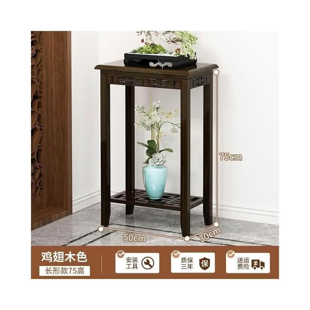 儒雅家具 免稅免運 花架子 客廳 落地式 盆栽 置物架 陽臺  多層 花盆 植物架 花架 實木花架