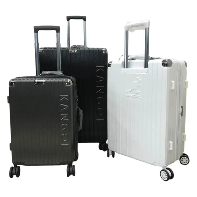 【KANGOL】 KANGOL 袋鼠 行李箱 髮絲紋復古箱 運動版立體顆粒紋 旅李箱 可加大 20吋 小行李箱 28吋