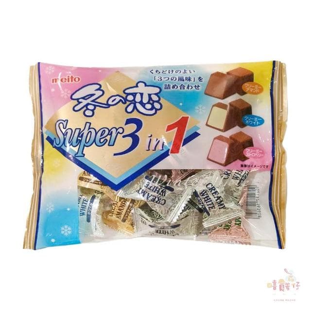 冬之戀 超級3合1可可 102g / 粉狀原味可可 109g 獨立包裝