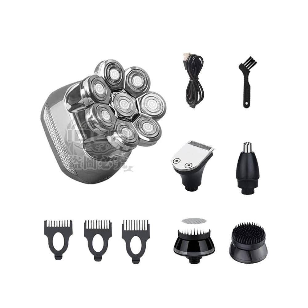 推薦 剃光頭 💥六合一多功能 無線充電 光頭神器 電動刮鬍刀推薦 六刀頭 七刀頭 八刀頭 光頭理髮器 鼻毛修剪