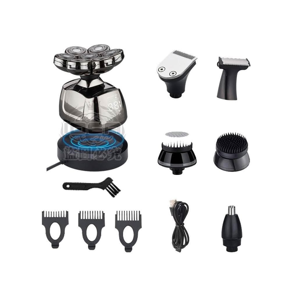 推薦 剃光頭 💥六合一多功能 無線充電 光頭神器 電動刮鬍刀推薦 六刀頭 七刀頭 八刀頭 光頭理髮器 鼻毛修剪