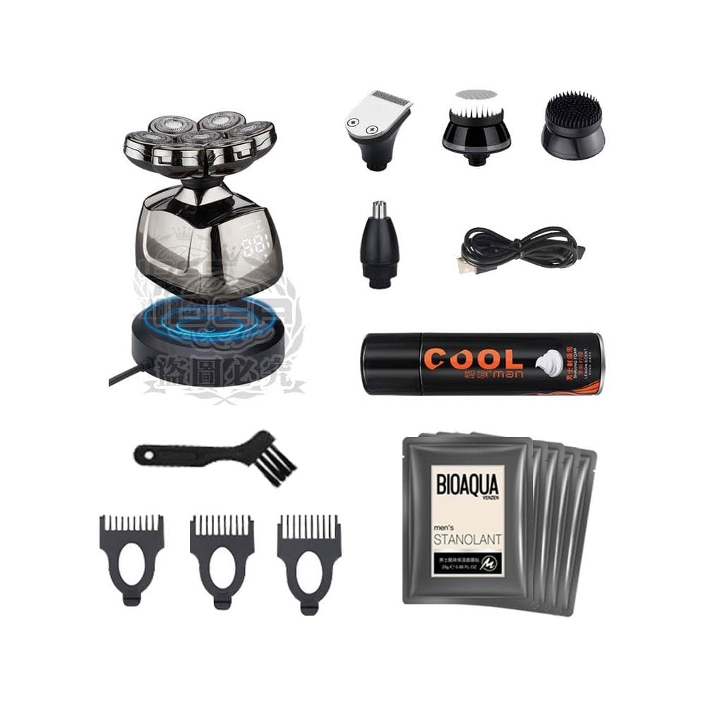 推薦 剃光頭 💥六合一多功能 無線充電 光頭神器 電動刮鬍刀推薦 六刀頭 七刀頭 八刀頭 光頭理髮器 鼻毛修剪