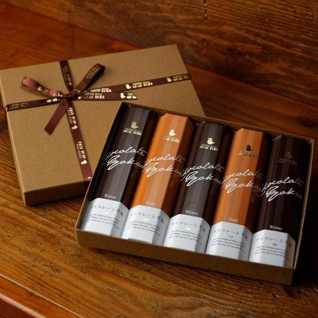 AKAI TORI 巧克力羊羹禮盒 5入(日本 50年巧克力專門店 調溫巧克力 高級巧克力 禮盒 中秋節 特色禮盒 苦甜