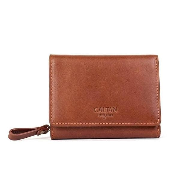 【CALTAN】CALTAN DESIGN | 極致輕巧收納零錢短夾 075021 五色(真皮 中夾 皮夾 錢包 招財 母錢包)