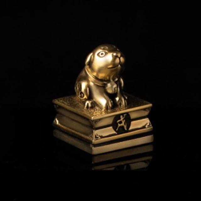 【Jaunty King】JK銀飾 黃銅 十二生肖賜福慶典 印章(彌月禮盒|生肖印章|造型印章|個人章|六分印章)