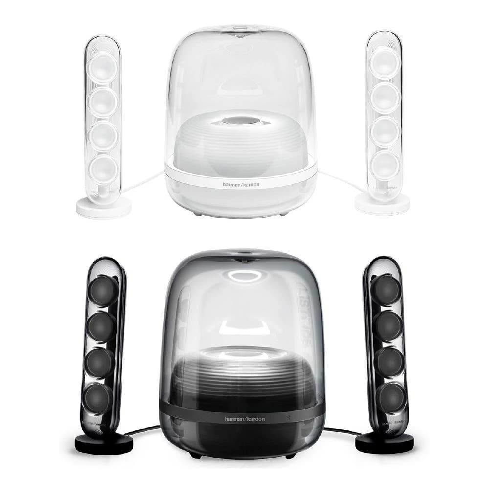 【Harman Kardon】哈曼卡頓 Harman Kardon SoundSticks 4 水母 藍牙喇叭 〔黑/白〕 2.1 聲道 重低音 140瓦 公司貨(harman kardon soundsticks 4 藍芽 音響)
