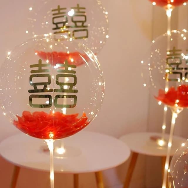 12H快速出貨 (氣球快易送)  透明波波球 24吋 愛心告白氣球 透明氣球 波波球 網美打卡 慶生 生日禮物 派對小物