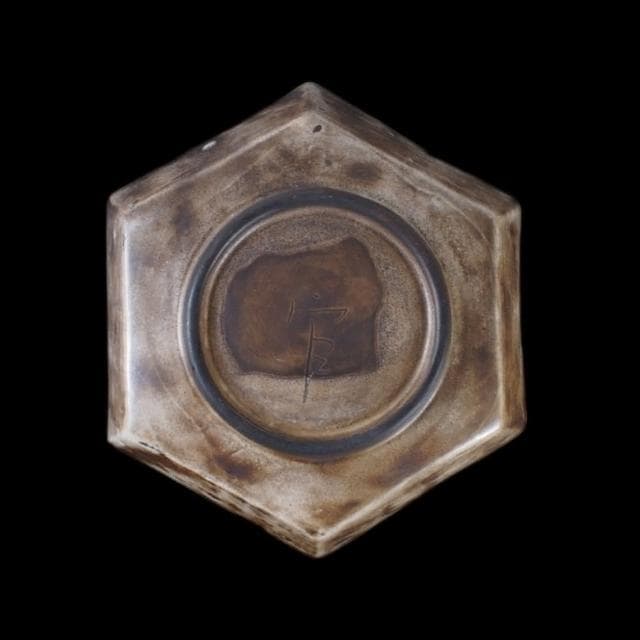 《博古珍藏》宋 定窯白釉刻花卉紋六方粉盒 早期收藏 老件文物瓷器