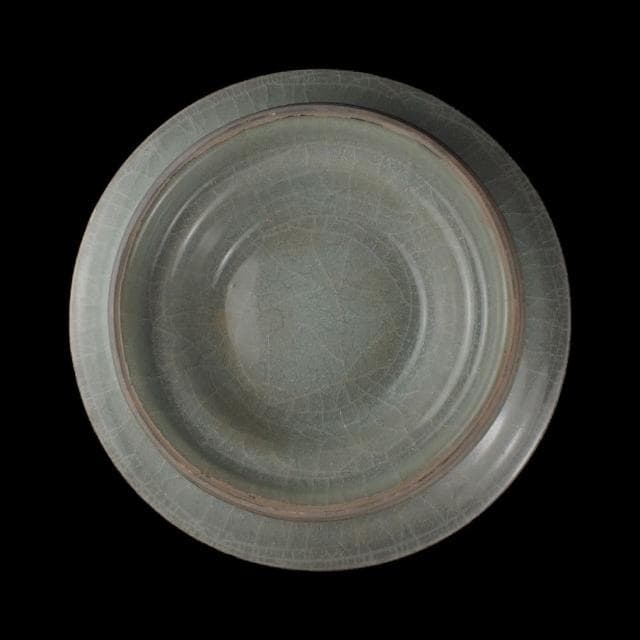 《博古珍藏》宋 官窯盞托 早期收藏 老件茶杯瓷器 博物館級文物